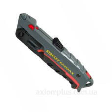 Ніж Stanley FatMax 165мм для оздоблювальних робіт з двома типами лез: трапецеподібне та лезо для різання пакувальної плівки Ніж Stanley FatMax 165мм для оздоблювальних робіт з двома типами лез: трапецеподібне та лезо для різання пакувальної плівки