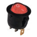 Перемикач TNSy KCD1-5-101N R/B круглий з підсвічуванням червоний (TNSy5500717)