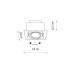 Точковий світильник Nowodvorski 9571 Downlight GU10, ES111 1x15W IP20 чорний
