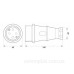 Трифазна вилка E.Next e.plug.rubber.070.32 (4P) 32А