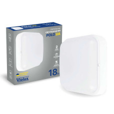 Світильник LED Violux ДББ POLO UA білий 18W 5000K IP54 картон ​( 253451​​ )