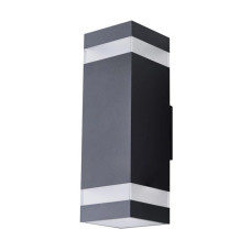 Вуличний світильник Azzardo AZ5223 Jason Square LED 2x18W 4000K 1440Lm IP65 чорний