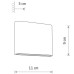 Світильник LED Nowodvorski Semi S LED 2x3W 3000K 300Lm IP54 чорний​​​ ( 11363 )