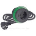 Розетковий блок Schneider Electric INS44005 (2К+З)+USB тип А (антрацит), що вбудовується в стіл.