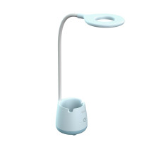 Настільна лампа з акумулятором LED BASKET 6W 4200К блакитна Violux ( 540301​ )