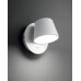 Бра, настінний світильник Ideal Lux 167152 Gim LED 1x6.5W 3000K 480Lm IP20 білий