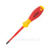 Діелектричний викрутка Wiha W35394 SoftFinish electric slimFix VDE PH 2х100 CrVMo