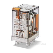 Універсальне реле Finder 2CO 10A 230В AC з блокуванням кнопки (553282300040) Універсальне реле Finder 2CO 10A 230В AC з блокуванням кнопки (553282300040)