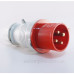 Трифазна вилка WALTHER WL230406 (3P+E) 32А 380V IP44