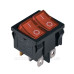 Перемикач TNSy KCD1-6-2101N R+R/B з підсвічуванням червоний (TNSy5500734)