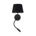 Бра, настінний світильник TK Lighting 10081 Maja E27+G9 1+1x15W+8W IP20 чорний