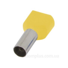 Ізольований наконечник E.Next e.terminal.stand.te.2.1.5.yellow 2x1,5 кв.мм жовтий (s4037005)