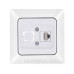Комп'ютерна розетка NE-AD ARAS 93-110-21-D1 CAT5E біла