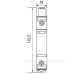 Обмежувач перенапруги ETI 002440500 ETITEC M T12 300/7 (1+0 2p TNC)