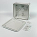 Коробка розподільча СКІМ K115-1 114х114х54 без отвор+лапки сіра IP66 ( B1102011 )