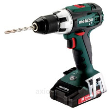 Акумуляторний дриль-шурупокрут Metabo BS 18 LT 18В 60Нм 2xLi-PowerCompact 2Аг (602102530)