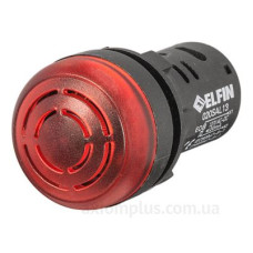 Зумер світло-звуковий New Elfin SAL22 220В AC червоний