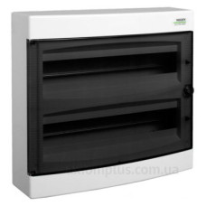 Настінний модульний щиток NOARK PNS 2x18T прозорі дверцята 2x18м IP40 (101501)