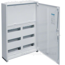 Щит Hager FWB52N Univers IP44/II 800x550x161мм 72 М із блоком для клем Щит Hager FWB52N Univers IP44/II 800x550x161мм 72 М із блоком для клем