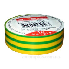 Ізолента E.Next e.tape.stand.10.yellow-green 10м жовто-зелена (s022007)