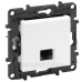Механізм розетки комп'ютерної RJ-45 UTP Cat.5e Legrand Niloe Step білий