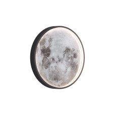 Бра, настінний світильник Kloodi WA-MOON 400 CCT BK LED 1x12W 3000K-6000K 210Lm IP20 чорний