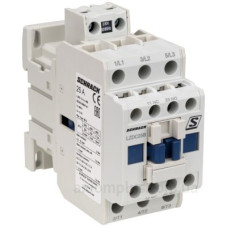 Контактор Schrack LZDC25B3 Cubico Classic 230В AC 1НВ+1НЗ 11кВт 25А 3Р