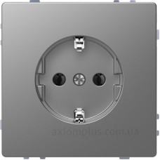 Розетка з з/к Schneider Electric D-Life MTN2301-6036 нержавіюча сталь Розетка з з/к Schneider Electric D-Life MTN2301-6036 нержавіюча сталь