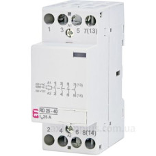 Контактор ETI 002464010 RD 25-40 (230В AC/DC) (AC1) Контактор ETI 002464010 RD 25-40 (230В AC/DC) (AC1)