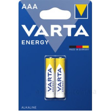 Батарейка лужна Varta Energy AAA (блістер 2шт) Батарейка лужна Varta Energy AAA (блістер 2шт)