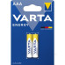 Батарейка лужна Varta Energy AAA (блістер 2шт)