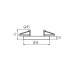 Точковий світильник Kanlux 37165 Tiny Bord GU10/GU5.3 1x10W IP20 чорний