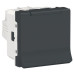 Розетка Schneider Electric NU303754TA (гвинтовий затискач) 16А (антрацит)