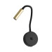 Бра, настінний світильник TK Lighting 10201 Lagos G9 1x8W IP20 чорний