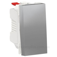 Одноклавішний вимикач Schneider Electric NU310630 (схема 1) 10А 1М (алюміній) Одноклавішний вимикач Schneider Electric NU310630 (схема 1) 10А 1М (алюміній)