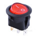 Перемикач TNSy KCD1-8-101N R/B круглий з підсвічуванням червоний (TNSy5500736)