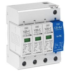 Обмежувач перенапруг OBO Bettermann (5094656) Тип II V20-C 3+NPE-280