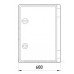 Бокс ударостійкий Enext e.plbox.600.800.260.blank
