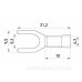 Вилковий наконечник E.Next e.terminal.stand.sv.1,25.5.yellow 0.5-1.5 кв.мм жовтий (s2036009)