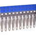Втична 10P перемичка ETI 3903033 ESC-PTP4/10/B для ESC-CBC.4 з синьою ізоляцією