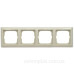 Чотиримісна рамка ABB Basic 55 2514-92-507 (слонова кістка) Чотиримісна рамка ABB Basic 55 2514-92-507 (слонова кістка)