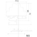 Трирівнева гвинтова клема ETI 003901320 VS 2.5 NA 3+2.5мм² (бежева)
