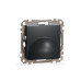 Накладка для виведення кабелю Schneider Electric Sedna Design & Elements чорна SDD114903