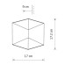 Світильник LED вуличний Nowodvorski Triangles 2x5W 3000K 800Lm IP54 білий​​​ ( 8143 )