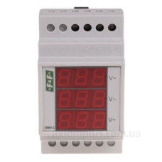 Трифазний вольтметр F&F DMV-3 100÷265В AC Трифазний вольтметр F&F DMV-3 100÷265В AC