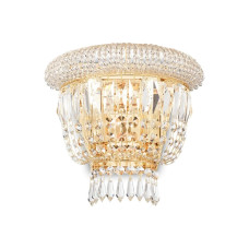 Бра, настінний світильник Ideal Lux 201023 Dubai E14 2x28W IP20 латунний