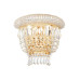 Бра, настінний світильник Ideal Lux 201023 Dubai E14 2x28W IP20 латунний