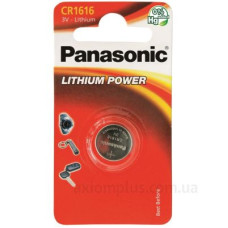 Батарейка Panasonic CR 1616 BLI 1 Lithium CR-1616EL/1B (1 шт)