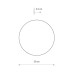 Бра, настінний світильник Nowodvorski 10277 Ring Mirror LED M 1x10W 3000K 60Lm IP20