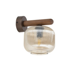 Бра, настінний світильник TK Lighting 11067 Salvia E14 1x10W IP20 коричневий